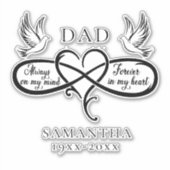 Bij het liefhebben van de Decalen van de Aangepast Sticker (Voorkant)