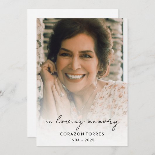 Bij het liefhebben van de Foto van het Geheugen -  Programmakaart (Voorkant / Achterkant)