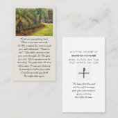 Bij het liefhebben van de geheugensympathikaart visitekaartje (Voorkant / Achterkant)