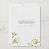 Bij het liefhebben van de  gelaatskaart kaart (Achterkant)