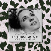 Bij het liefhebben van geheugen begrafenis vierkante button 5,1 cm