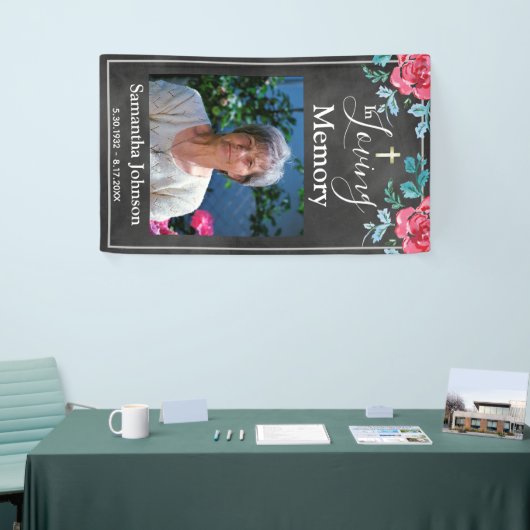 Bij het liefhebben van geheugen begrafenisherinner spandoek (Beurs)