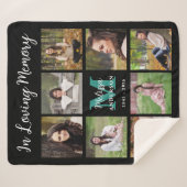 Bij het liefhebben van geheugen personaliseer 8 Af Sherpa Deken (Voorkant (horizontaal))