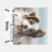 Bij het liefhebben van geheugen- Pet Loss Keepslag Fleece Deken (Voorkant (Horizontaal))