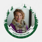 Bij het liefhebben van geheugenfotoKerstmis Metalen Ornament (Voorkant)