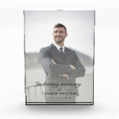 Bij het liefhebben van geheugenherdenking fotoblokken (Voorkant)