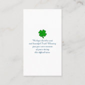 Bij het liefhebben van het Afbeelding van het Gehe Visitekaartje (Achterkant)