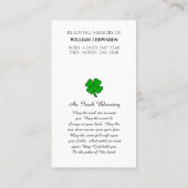 Bij het liefhebben van het Afbeelding van het Gehe Visitekaartje (Achterkant)