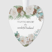 Bij het liefhebben van het Geheugen witte rozenpij Ornament (voorkant)