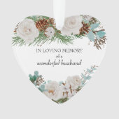 Bij het liefhebben van het Geheugen witte rozenpij Ornament (voorkant)