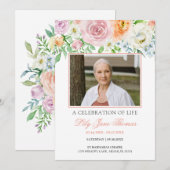 Bij het liefhebben van het Roos van de Levendige P Kaart (Voorkant / Achterkant)