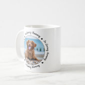 Bij het liefhebben van Memory Pet Memorial Koffiemok (Voorkant links)