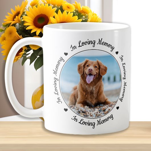 Bij het liefhebben van Memory Pet Memorial Koffiemok