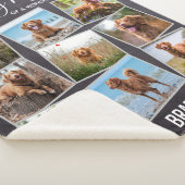 Bij het liefhebben van Memory Photo Collage Dog Sherpa Deken (3/4)