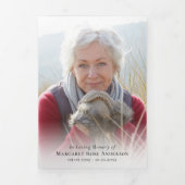 Bij het liefhebben van Memory Photo Memorial Kaart (Cover)