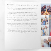 Bij het liefhebben van Memory Photo Memorial Kaart (Binnenzijde eerst)