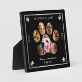 Bij het liefhebben van Memory Photo Pet Memorial - Fotoplaat (Voorkant)