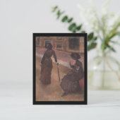 Bij het Louvre Briefkaart (Staand voorkant)