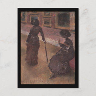 Bij het Louvre Briefkaart