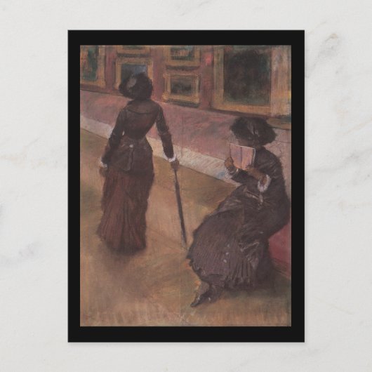 Bij het Louvre Briefkaart (Voorkant)