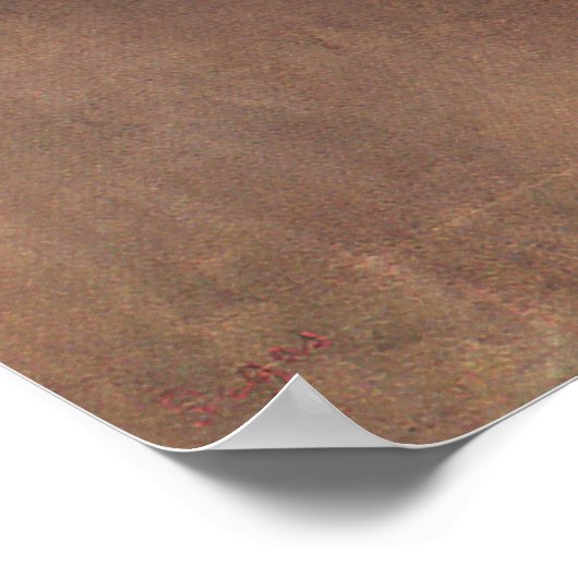 Bij het Louvre Poster (Hoek)