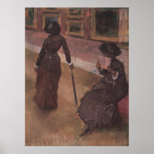 Bij het Louvre Poster