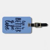 Bij het meer bagagelabel (Voorkant horizontaal)