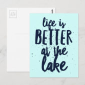 Bij het meer briefkaart (Voorkant / Achterkant)