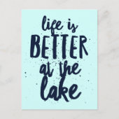 Bij het meer briefkaart (Voorkant)