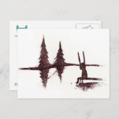 Bij het meer briefkaart (Voorkant / Achterkant)