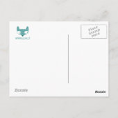 Bij het meer briefkaart (Achterkant)