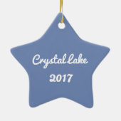 Bij het meer keramisch ornament (Achterkant)