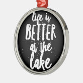 Bij het meer metalen ornament (Links)