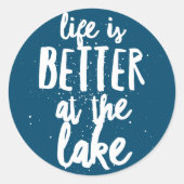 Bij het meer ronde sticker (Voorkant)