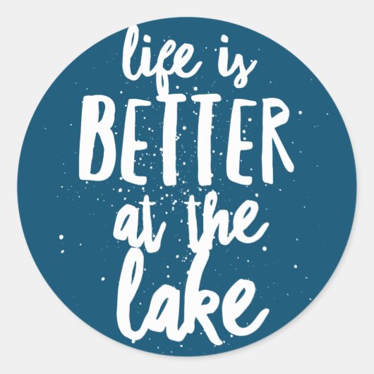 Bij het meer ronde sticker (Voorkant)