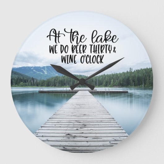 Bij het meer van We door Beer Dertig en Wine O'Clo Grote Klok (Voorkant)