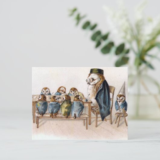 Bij het nastreven van kennis briefkaart (Staand voorkant)