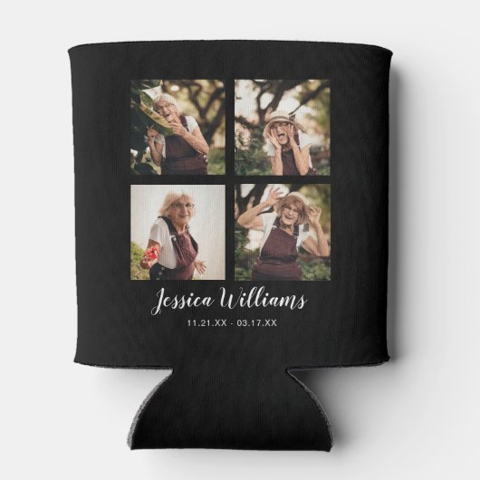 Bij het opslaan van geheugen | 5 Foto-collage | Me Blikjeskoeler (Achterkant)