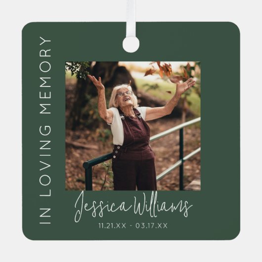 Bij het opslaan van geheugen | 5 Foto-collage | Me Metalen Ornament (Voorkant)