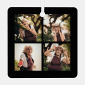 Bij het opslaan van geheugen | 5 Foto-collage | Me Metalen Ornament (Achterkant)