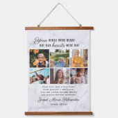 Bij het opslaan van geheugen | 6 Foto Collage Fune Hangend Wandkleed (Voorkant)