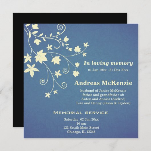 Bij het opslaan van geheugen aankondiging (Voorkant / Achterkant)