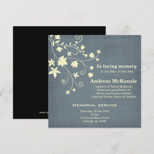 Bij het opslaan van geheugen aankondiging (Voorkant / Achterkant)