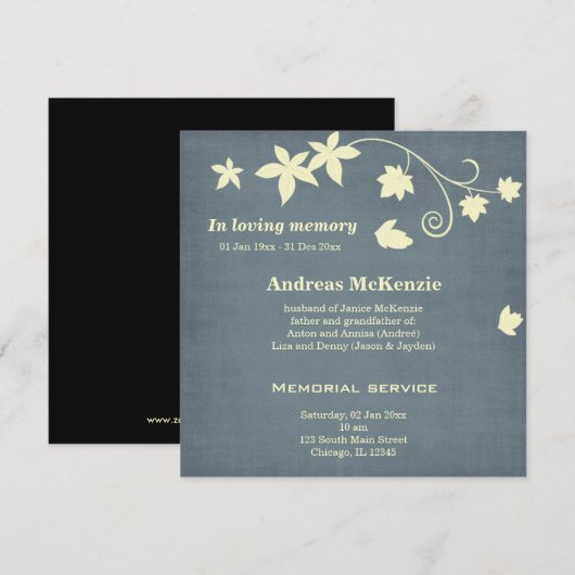 Bij het opslaan van geheugen aankondiging (Voorkant / Achterkant)