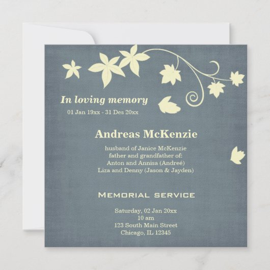 Bij het opslaan van geheugen aankondiging (Voorkant)