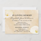 Bij het opslaan van geheugen | Begrafenis | Waterv Kaart (Voorkant)