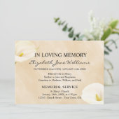 Bij het opslaan van geheugen | Begrafenis | Waterv Kaart (Staand voorkant)