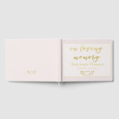 Bij het opslaan van geheugen | Blush & Gold Book o Gastenboek (Volledig)