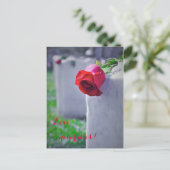 Bij het opslaan van geheugen briefkaart (Staand voorkant)