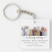 Bij het opslaan van geheugen | Drie foto's Memoria Sleutelhanger (voorkant)